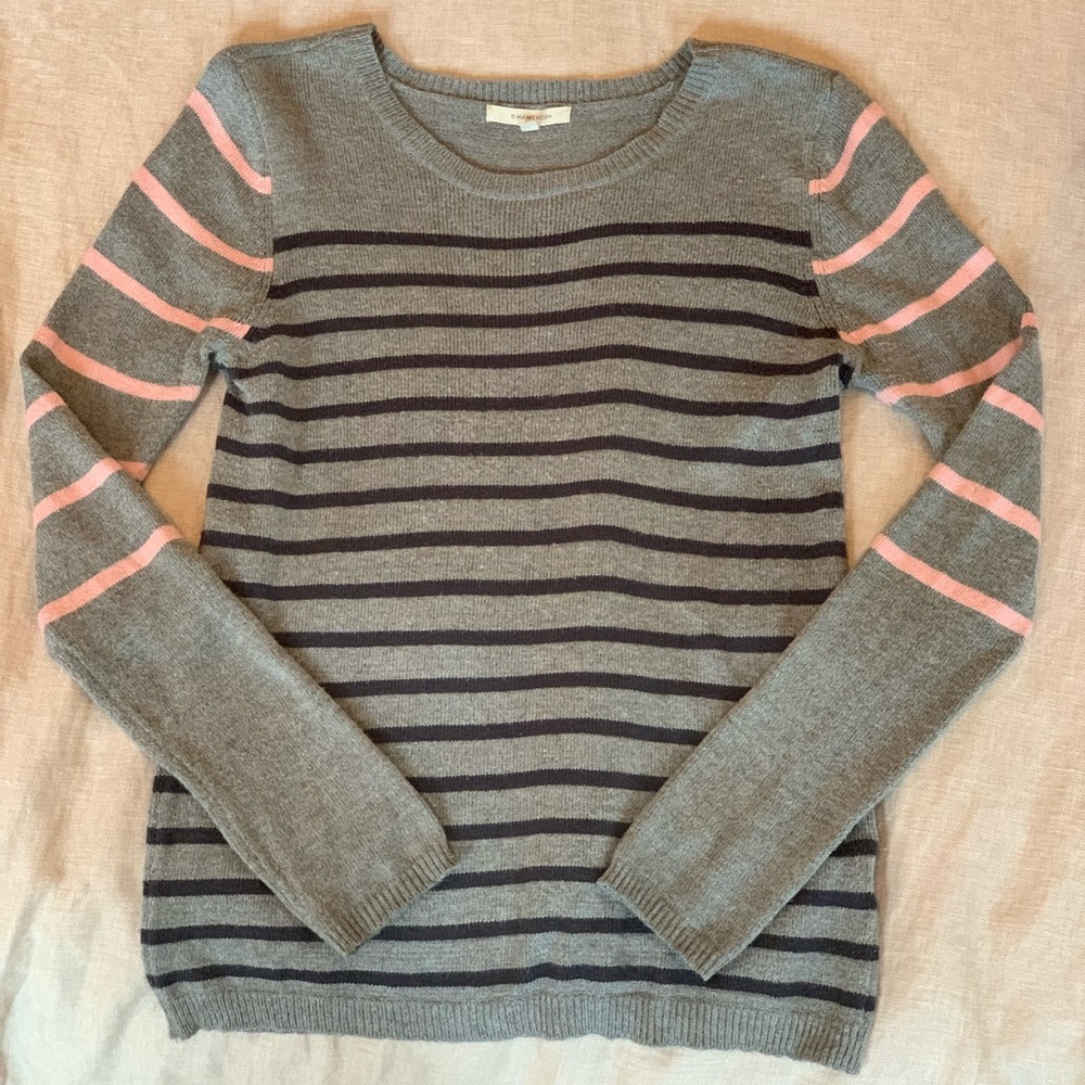 Lizzy Colorblock Striped Sweater